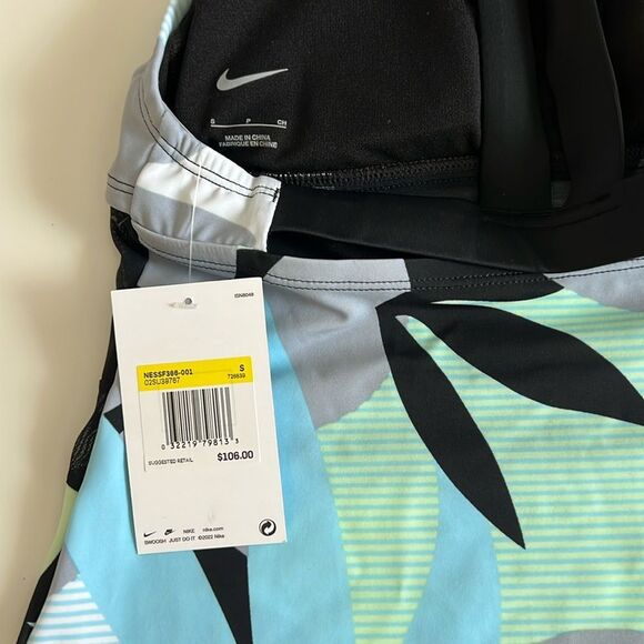 NIKE Women’s Mesh Floral Print V-Back 2-Piece Tankini Swim Set - Picture 13 of 13